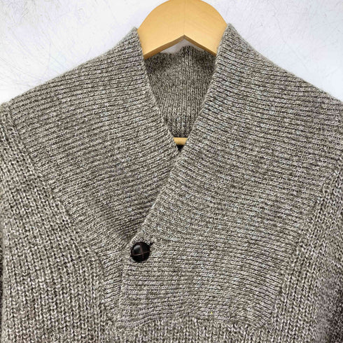 エルエルビーン L.L.Bean USA製 エルボーパッチ付き ショールカラーニット メンズ JPN:L